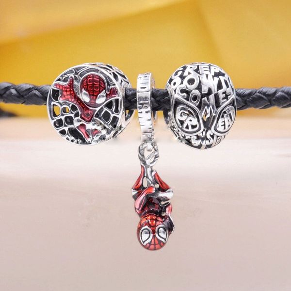 Tolles Charms-Perlen-Geschenkset aus 925er-Sterlingsilber, passend für europäische Pandora-Schmuck-Charm-Armbänder