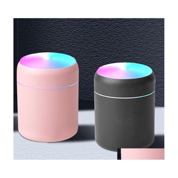 Itens de novidade portátil 280ml umidificador de umidificador itens de novidade USB TRASONOTO DAZZLE CUP AROMA Difusor Cool Mist Maker Purifier de ar com Roman DHSWC