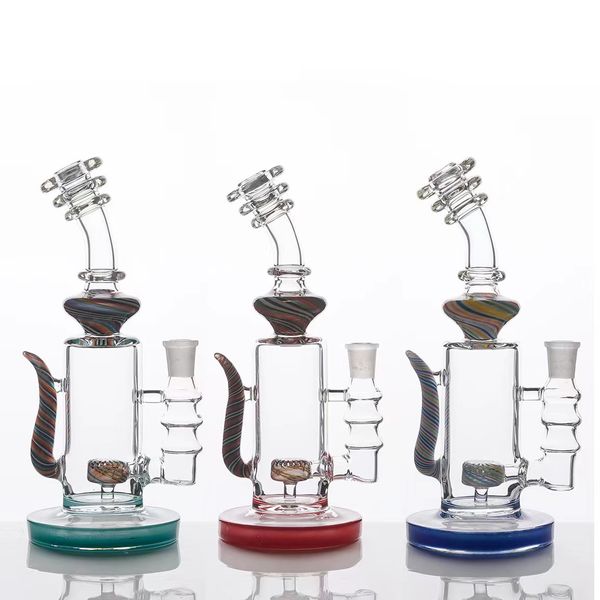 2022 Borossilicate Glass Smoking Pipe Hookahs DAB SLIGS ACESSￓRIOS DE FAMOGENS BONGS DE QUEIRO DE ￓLEO BONGS PARA CACKERS DE ANHOS RECYCLER DE BRINCIAMENTOS DE SEXO