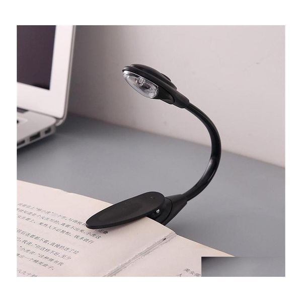 Andere Wohnkultur Haushalt LED Lesen Flutlicht Schlafzimmer Mini Clip Desktop Serpentine Kleine Schreibtischlampe Im Freien Nachtlicht Mticolor 2 DHE0M