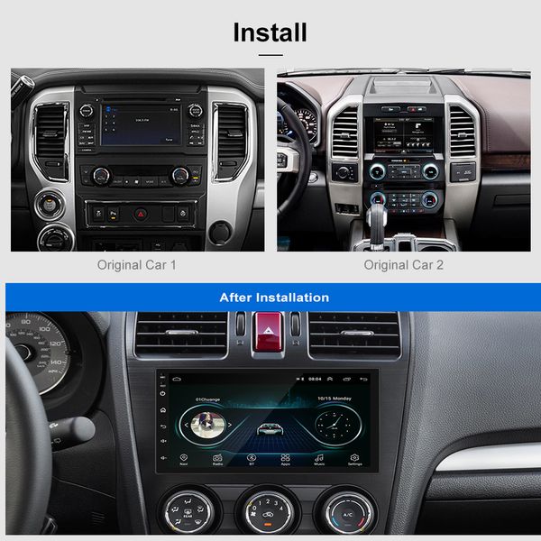 Ricevitore stereo per auto Android 2 Din Radio Carplayer Lettore multimediale MP5 Autoradio Bluetooth per VW Nissan Hyundai Toyota