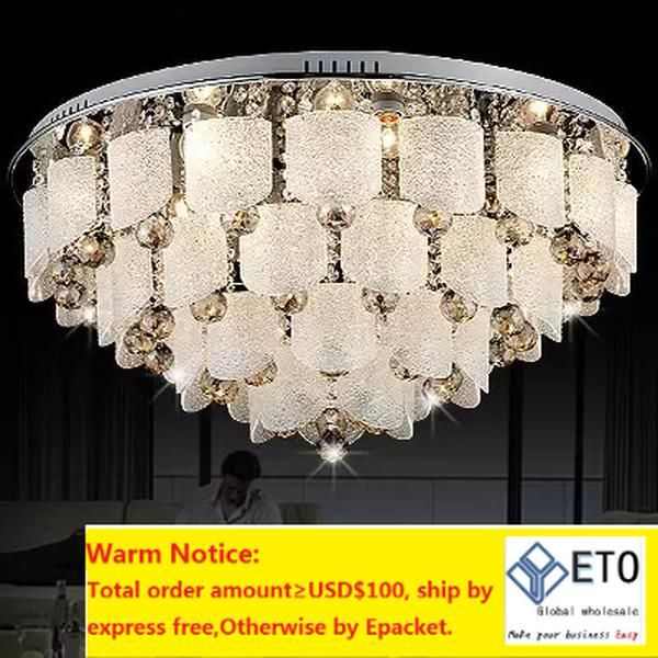 Modern Kristal Avize Işıkları LED Kristal Lamba Cristal Cam Kolye Avize Modern Ev Dekorasyonu Uzaktan Kumanda