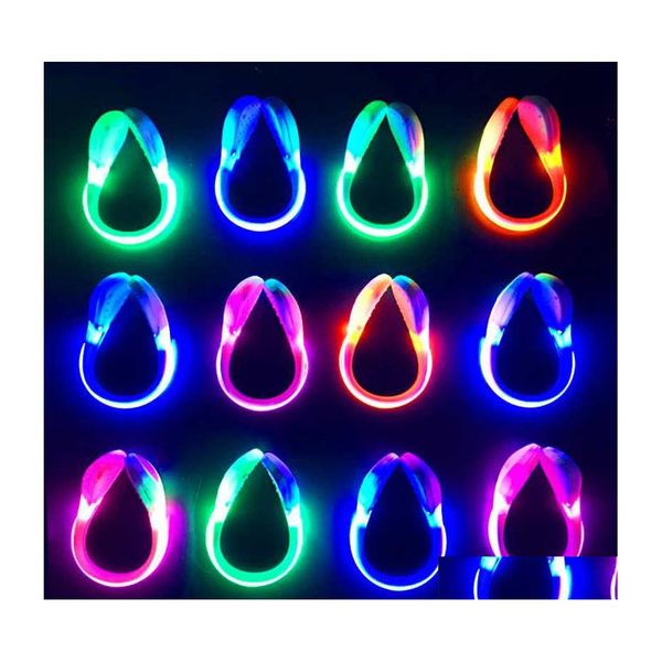 LED -Saiten LED Luminous Schuh Clip Light Outdoor Neuheit Leuchten Sport Sportsicherheitswarnreflektor Blitzlichter für Fahrrad c otxaq