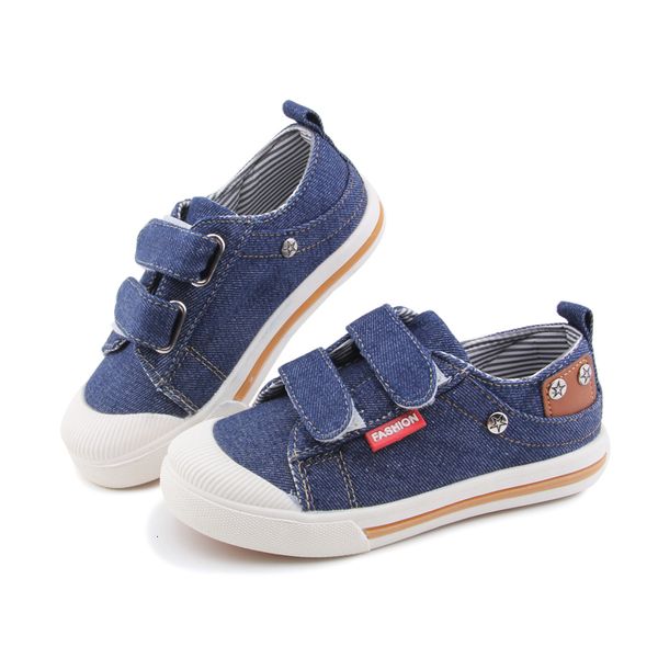 Кроссовки детская обувь для девочек мальчики джинсы Canvas Детская джинсовая джинсовая ткань бег спортивная мода Baby 221205