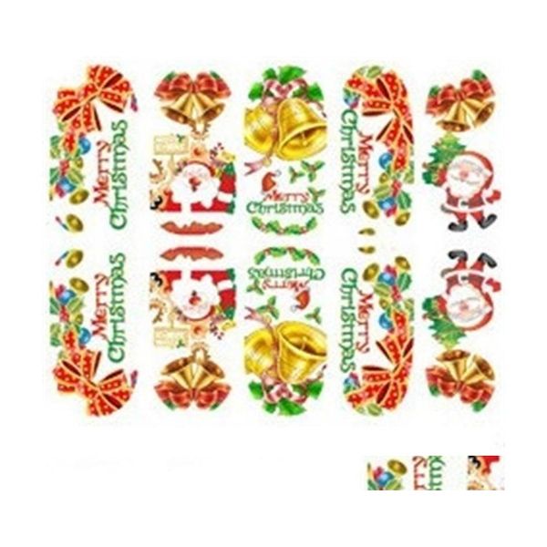 Другие декоративные наклейки на рождественский стиль наклейка на ногти рождественский тип гвоздей искусство декор маникюры наклейки на снежный рождественский рисунок l dhzcx
