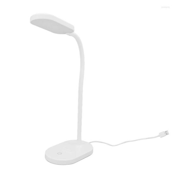 Tischlampen LED-Schreibtischlampe weißes Licht ABS rutschfest 12 Perlen 5V 2,8W für Schlafzimmer