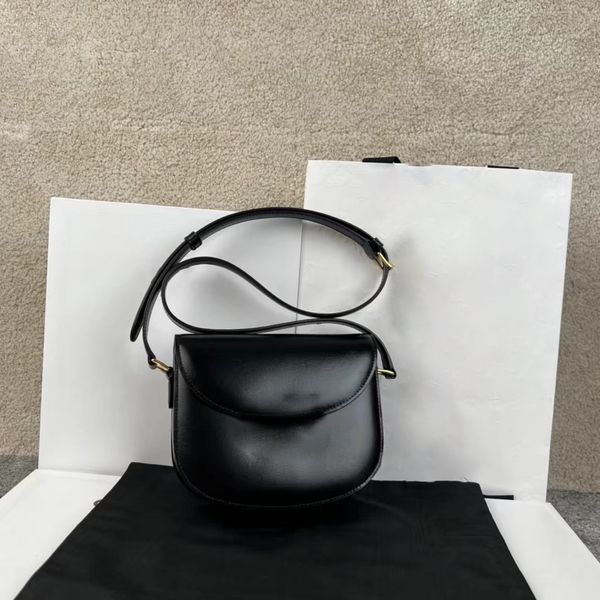 2023 TEEN Designer Borse da sella in pelle di mucca lucida Borsa a tracolla borsa a tracolla tote Borsa a tracolla di lusso con patta Portafogli TRIOMRHE borsa logo mentale