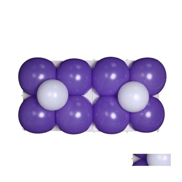 Neuheiten Artikel Ballons Gitter Regal Quadratisches Gitter Kunststoff Mod Spleißen Rahmen Ballon Mesh Hintergrund Home Deco Hochzeit Party Halter 1 Dhlsa