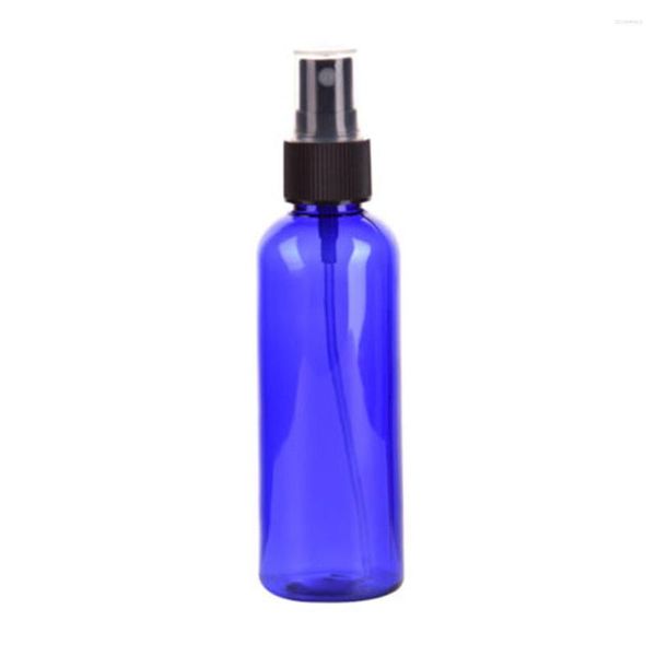 Garrafas de armazenamento 1pc 100ml feminino Blue Spray Plástico garrafa de óleo essencial dispensador de líquido fino nebulizador contêiner cosmético
