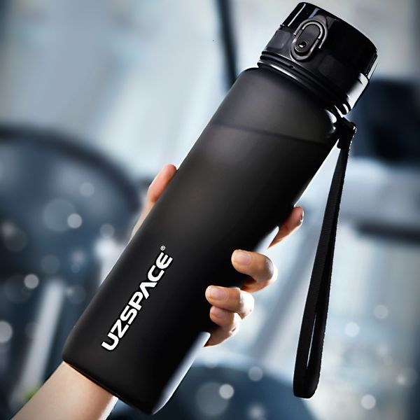 Su Şişeleri Sports 5001000ml Protein Shaker Açık Mekan Seyahat Taşınabilir Sızdır Drinkware Plastik İçecek BPA ÜCRETSİZ 221205