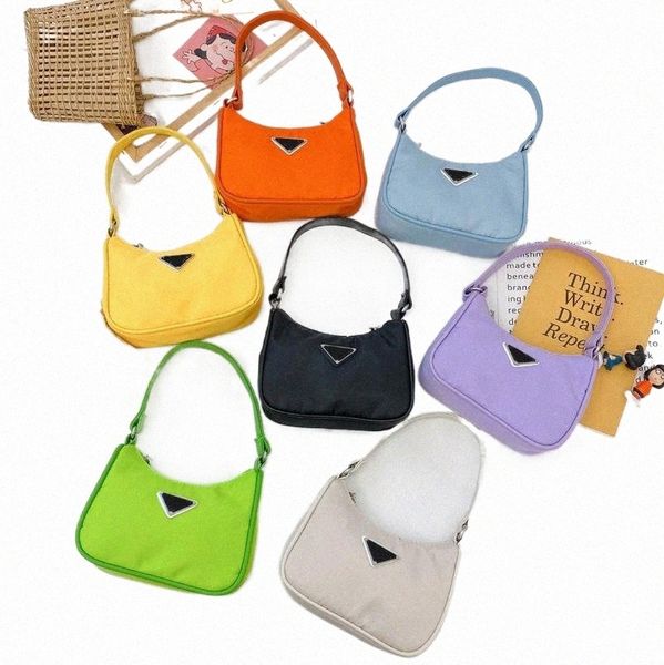 2022 Kinder Handtaschen Mode Designer Suger Bunte Mädchen Kinder Nette Brief Casual Messenger Zubehör Tasche Geschenke F2zn #