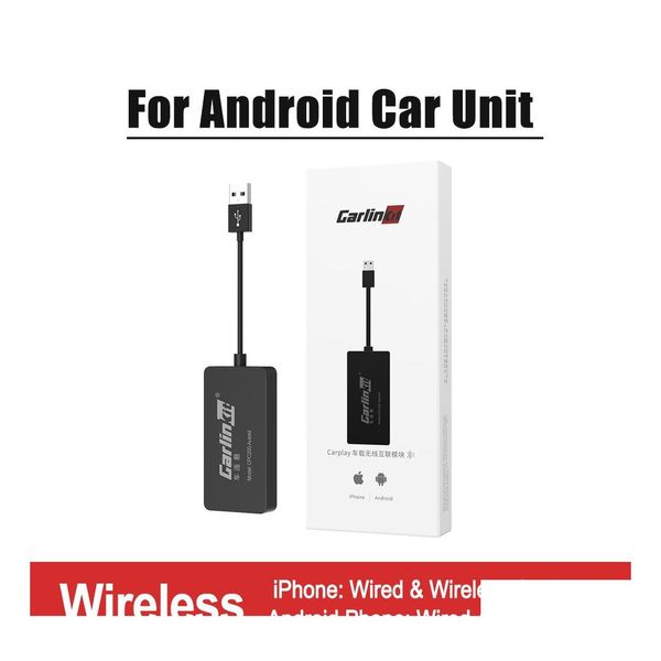 Altri dispositivi elettronici per auto Wireless Carplay Adattatore Android Dongle per modificare Sn Car Ariplay Smart Link Ios14 Drop Delivery Cellulari Moto Dhwjo