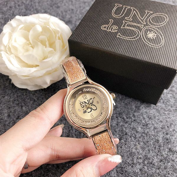 UNOde50 Diamond Watch 2022 Nuovo orologio da donna con bracciale a catena in lega di acciaio UNS006 Annajewel