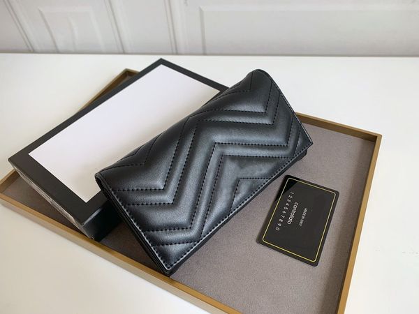 Moda Genuine Leather Wallet Card Titular Venda Luxo de luxo de luxo Designer Purs