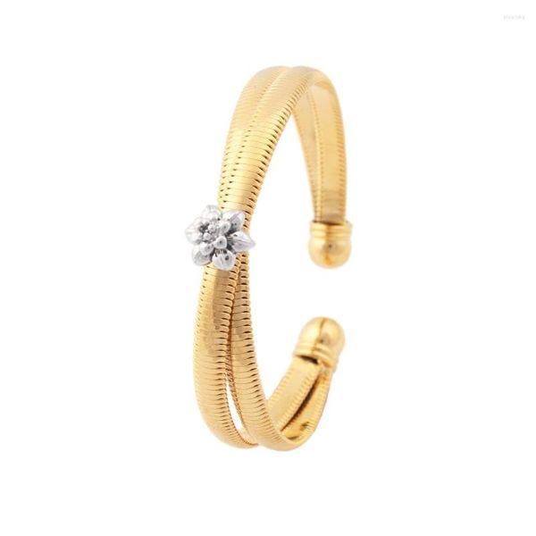 Bangle Gold Color Banglesbracelets para homens Homens Unissex Gift Jóias de moda Índia pulseira de pulseira