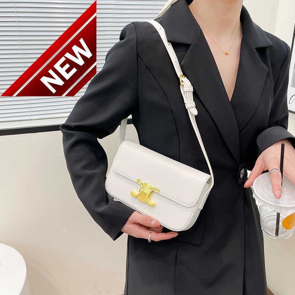 Bolsas de grife para mulheres Arc de Triomphe 2023 Novo minority High Texture Armpit Stick Magic Single Messenger Messenger Leather Factory Factory Direct Sales