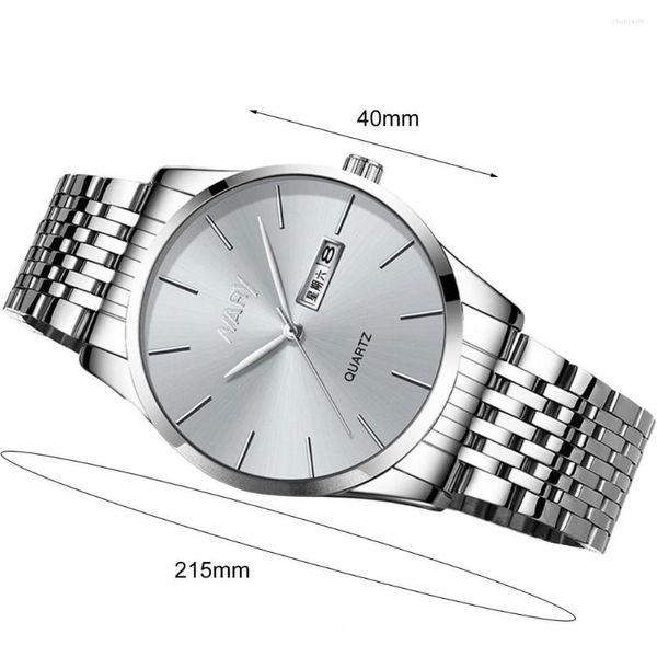 Нарученные часы Nary Business Watch Classic Clock Quartz Защитные часы круглый циферблат