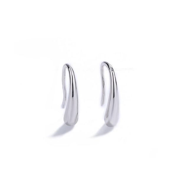 Charme Sterling Sier Earwires French Hook Charm Earring Conectores de componentes 925 componentes com fiança de pitada 5 pares c3 entrega de queda j dh3fw