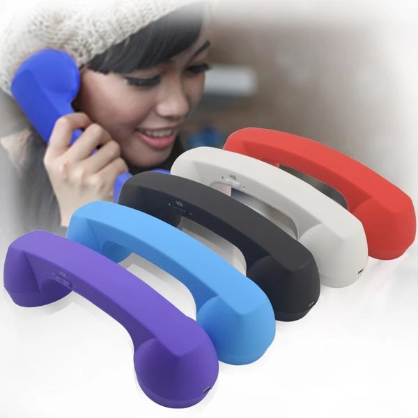 Novos fones de telefone retro sem fio sapo e fontes de telefone e fontes de aparelho com fio para um telefone celular com chamada confort￡vel