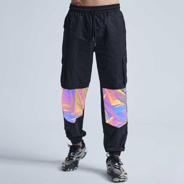 Calças masculinas RainbowTouches Sport de secagem rápida Homens de calças que dirigem o treinamento refletivo de joggings esportes calças fitness casual Sortpants T221205