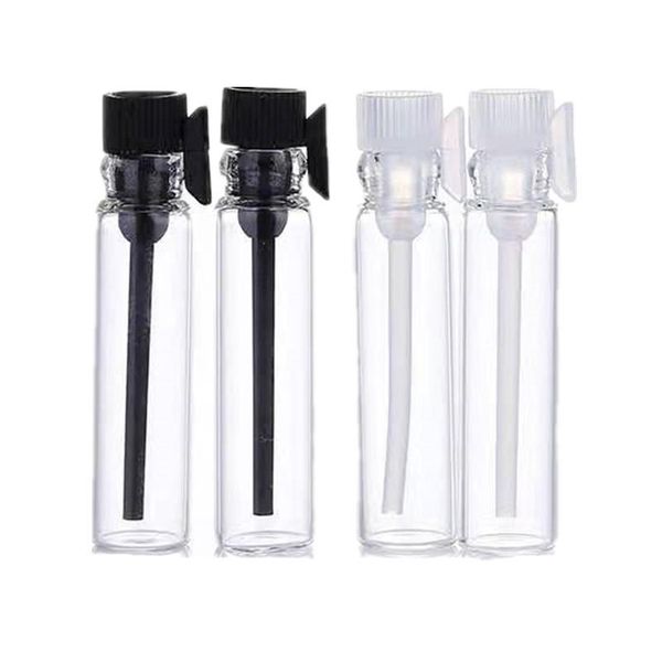 0,5ml 1ml 2ml 3ml de perfume testador amostrador de garrafa de frasco de frasco de frasco de vidro de vidro de vidro de cortiça para garrafas de óleo de perfume Enviar por mar