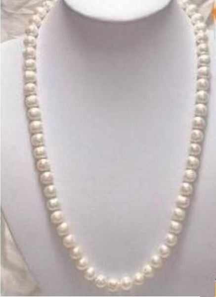 11-12mm akoya branco barroco colar de pérolas de 24 polegadas 14k