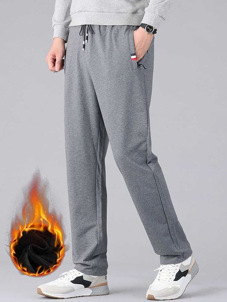 Männer Hosen Winter Dicke Warme Gerade Baumwolle Jogginghose Männer Sportswear Casual Lange Track Hosen Männlichen Lose Jogger Hosen Plus Größe 8XL T221205