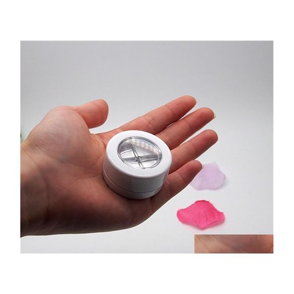 Scatole da imballaggio 26,6 mm vuoto bianco cosmetico ombretto in polvere scatola con tappo a vite bellezza trucco fard sub contenitore rossetto comp Dhajf
