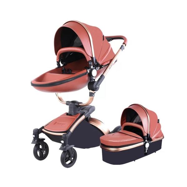 Коляски# коляски дизайнер бренд Baby 3 в 1 роскошная коляска для рожденной кареты