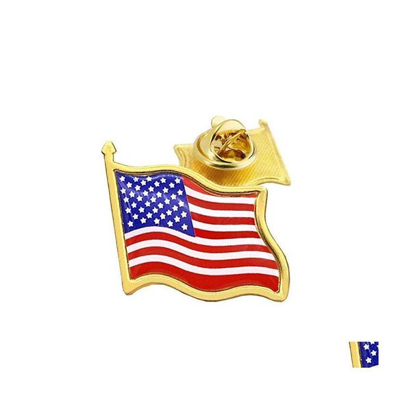Decoração de partido decoração de decoração americana bandeira de lapela de lapela suprimentos de festa dos Estados Unidos EUA