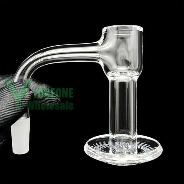 Yaprak Lazer Gravür XXL TERP Slurper Tam Kaynak Sigara Kuvars Banger 10mm 14mm Erkek Eğimli Kenar Dikişsiz Kamar Terp Slurp Dab Tırnaklar Özel Yareone Toptan