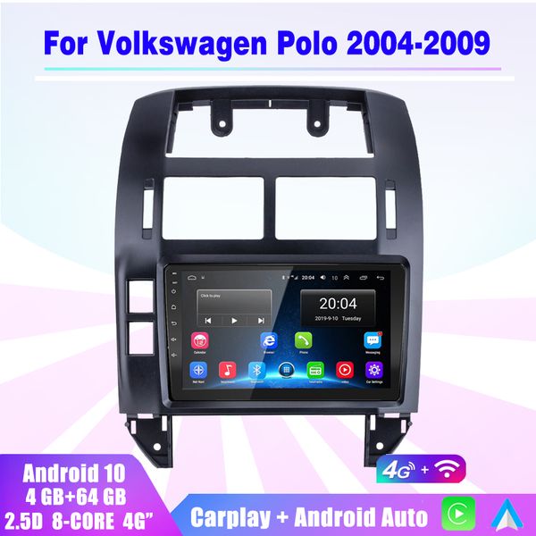 32G Android 10 autoradio lettore multimediale Stereo 2Din Carplay auto nessuna navigazione GPS dvd per VW Volkswagen