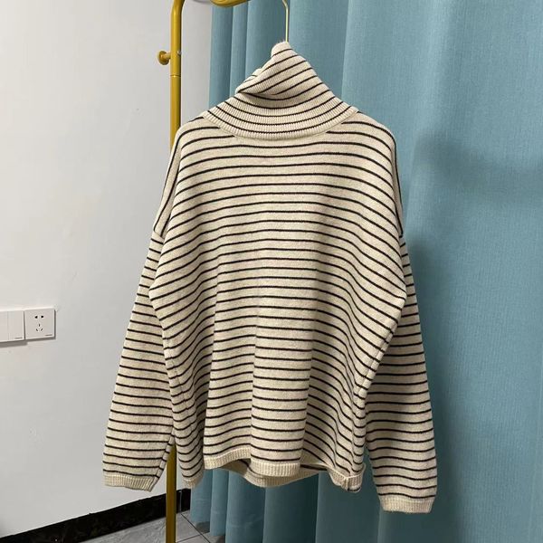 Damen-Strick-T-Shirts im Angebot, Herbst-Winter, dicke Pullover, Rollkragenpullover mit O-Ausschnitt, Pullover 221206
