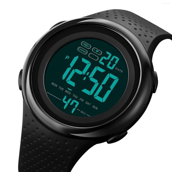Armbanduhren SKMEI Herren Outdoor Sportuhr Wasserdichte Stoppuhr Digitaluhren Original Design Herrenarmbanduhr Luxus Countdown-Uhr