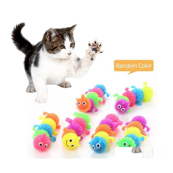 Cat Toys Pet Dog Toys Toys Soft Rubber -Rubber -Caperave Toy Murdyoloed для кошек собак расслабляет давление 20220601 T2 Drop Delivery Home DH3PL