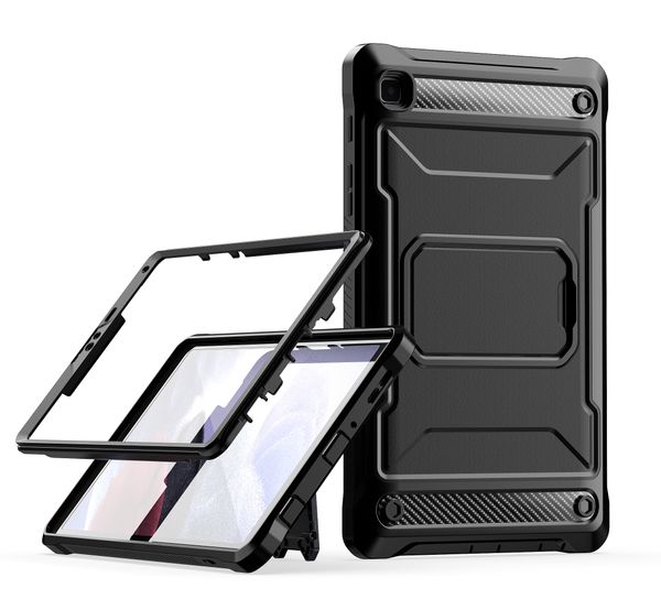 Samsung A7 Lite için Tablet Kılıfları 8.7inch TPU PC ile TPU PC Kickstand Şok-Absorpsiyon Koruyucu Kapak