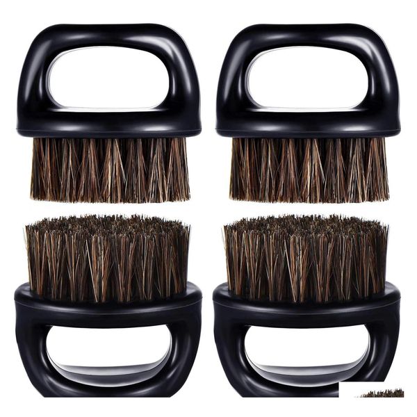 Brosses De Bain Éponges Épurateurs Hommes Barbe Poils De Sanglier Brosse Styling Brosses Avec Poignée En Plastique Ronde Inventaire En Gros Drop De Dheon