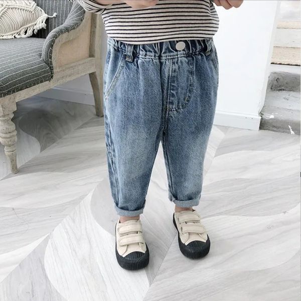 Брюки ienens мальчики скинни джинсы детские джинсовые брюки детская одежда детская одежда детей носит стройные дни 221207