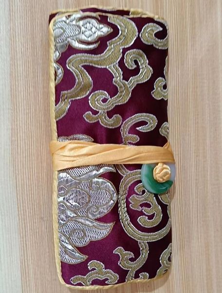 Портативная шелковая парласная парласная украшения для рулонного рулон