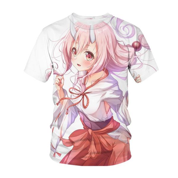 Magliette da uomo quella volta mi sono reincarnato come una maglietta in 3D melma anime tesei shitara datta ken ken uomo camicia da donna camicia per bambini tops