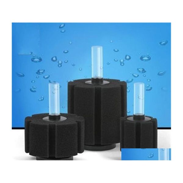 Outros organismos aquáticos aquários Organismos aquáticos bioquímicos filtração de algodão aquário tanque de peixe tanque de esponja Material de filtro de esponja preto dhhrs