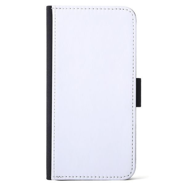 Couverture de téléphone portable de portefeuille en cuir de sublimation pour Iphone 14 13 12 Pro Max surface blanche fibre de polyester à l'intérieur du cuir artificiel B212