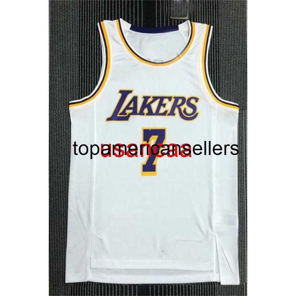 Alle Stickereien 2 Stile 7# ANTHONY retro weiß 75. Basketball-Trikot Passen Sie einen beliebigen Nummernnamen XS-5XL 6XL an