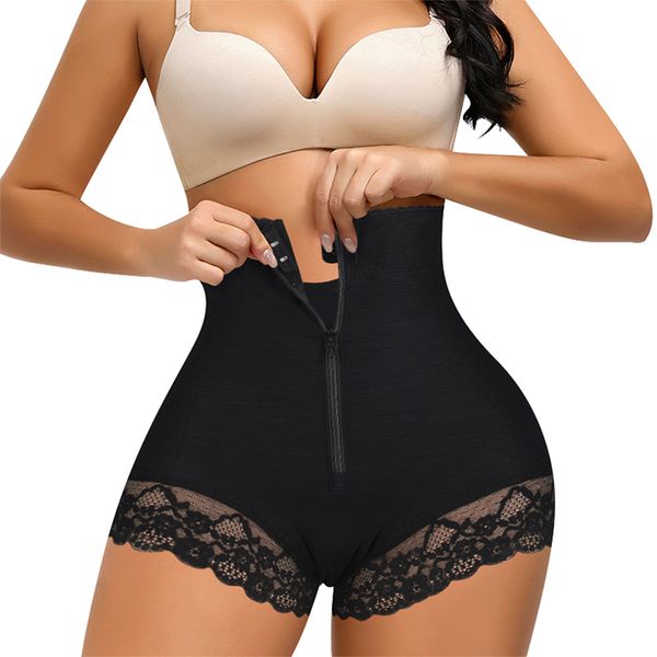 Womens Shapers Women Waist Trainer Butt Lifter Body Shaper Biancheria intima dimagrante Vita alta Pancia Controllo Mutandine Shapewear Sexy Lace Shaper Panty 221205