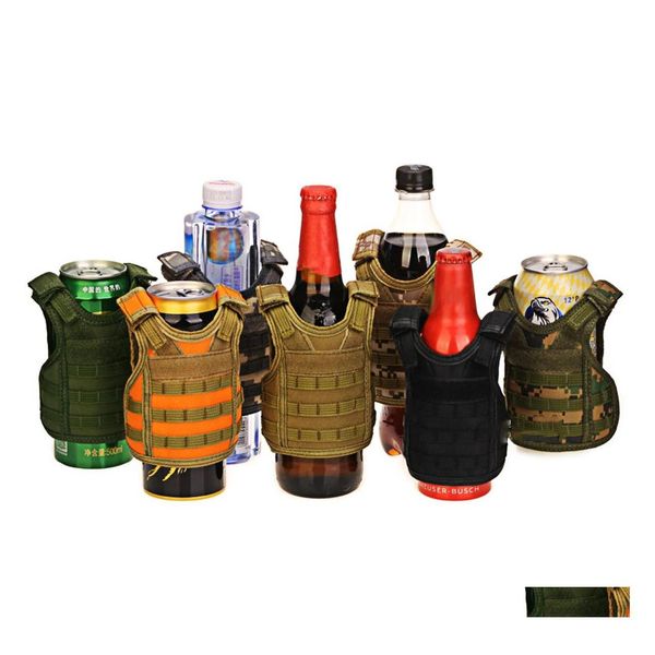 Andere Hausgarten Garten Militär Mini Tactical Premium Bier Koozie Molle Vest Getränk Kühler Inventar Großhandel Drop Lieferung Ho dhkuc