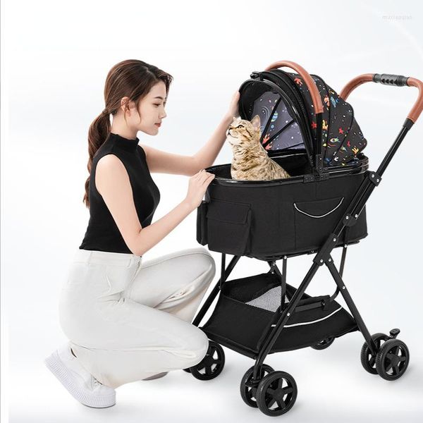 Care Care Comples Compless Light Tolwey Pet Trolley и Cat Cage Cage выходит на небольшой транспорт с носителем