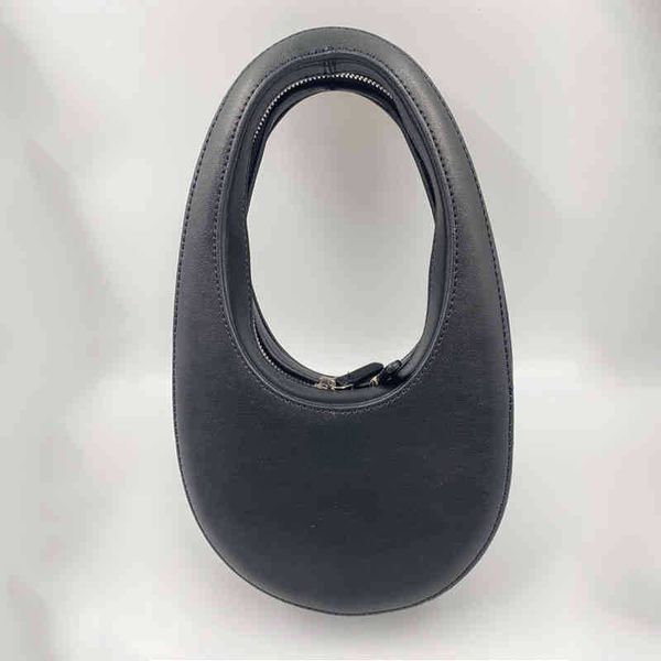 Sacos de ombro Coper Designer Bags Oval Underarm Bag Minority Feminino Portátil Couro Cowhide Snake Padrão Tridimensional Egg HandBag Round Bag 220528