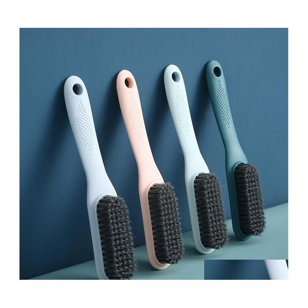 Ayakkabı Fırçaları Uzun saplı ayakkabı fırçası Yumuşak Saçlar MTifonksiyonel Ev Fırçaları asılabilir Çamaşır fırçaları temizleme fırçaları envanter dhn84