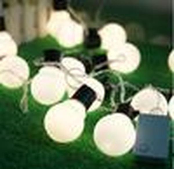 Strings feiimefeiyou globo ao ar livre luzes solares 20led 30 LED Fairy Bubble Crystal Ball Holiday Party Decoration