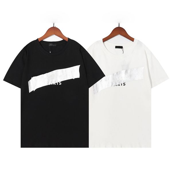Camisetas masculinas 20ss BLM com estampa de letra da marca manga curta primavera e verão camisetas da moda da melhor qualidade S-XXL